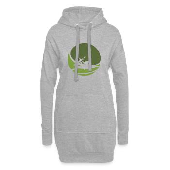 Wasserski Boot - Hoodie-Kleid - Grau meliert - Vorne
