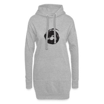 Agriculture Agriculteur - Sweat-shirt à capuche long Femme - gris chiné - Devant