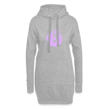 Koi Japan - Hoodie-Kleid - Grau meliert - Vorne