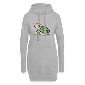 Turtle Tortuga - Hoodie-Kleid - Grau meliert - Vorne