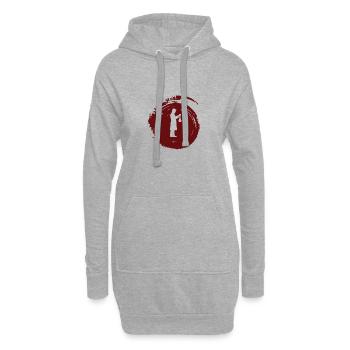 Chemistry Atom Element - Hoodie Dress - heather grey - Front