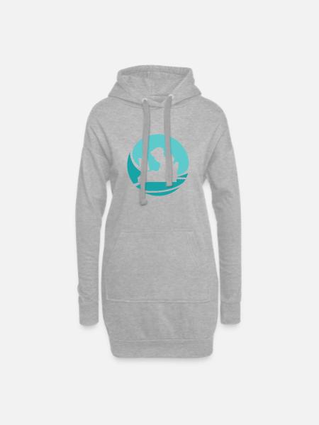 Hacker Informatiker Informatik - Hoodie-Kleid - Grau meliert
