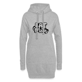 KATZEN MAMA KATER MAMI MUTTI LUSTIG SPRÜCHE MOTIVE - Hoodie-Kleid - Grau meliert - Vorne