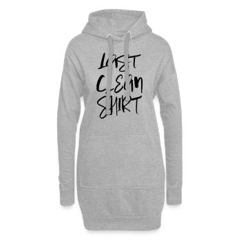 Dernière chemise propre Dernières paroles de chemise propre - Sweat-shirt à capuche long Femme - gris chiné - Devant