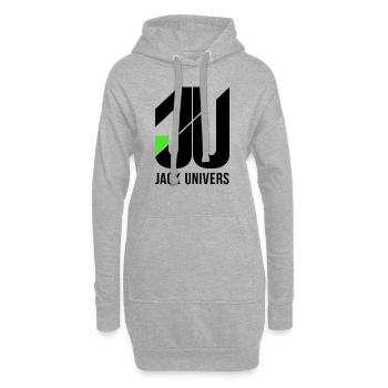 Jack Univers - Hoodie-Kleid - Grau meliert - Vorne