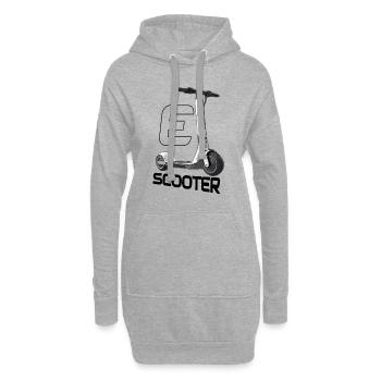 Escooter E-Scooter Gift Rider ebike Scooter - Sweat-shirt à capuche long Femme - gris chiné - Devant