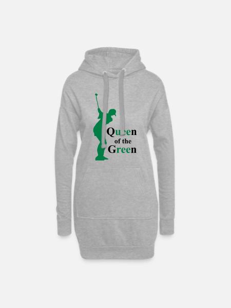 golf sport - Sweat-shirt à capuche long Femme - gris chiné