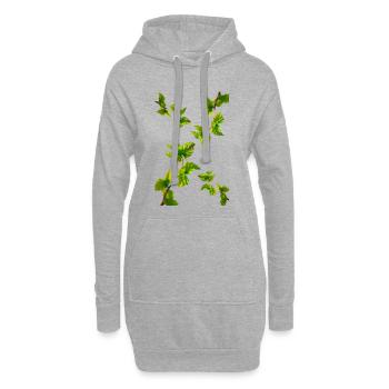 BIRKE - Hoodie-Kleid - Grau meliert - Vorne