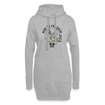 NEW TO THE CREW- WELCOME BABY - Hoodie-Kleid - Grau meliert - Vorne