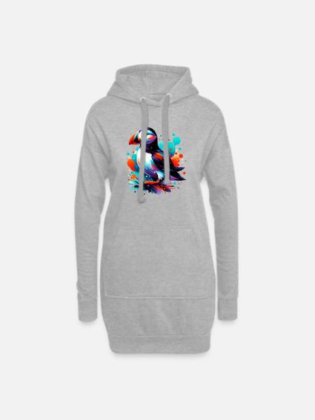 Pulcinella di mare - Hoodie-kjole - grå meleret