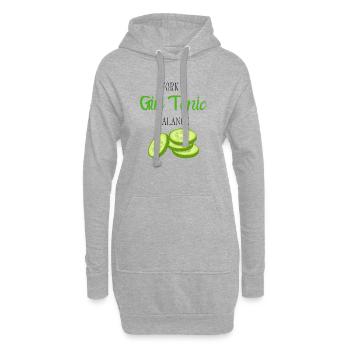 work-tonic-balance - Hoodie-Kleid - Grau meliert - Vorne