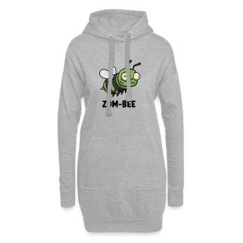 Summende Tote - Hoodie-Kleid - Grau meliert - Vorne