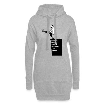 Kleiner Schritt - Hoodie-Kleid - Grau meliert - Vorne
