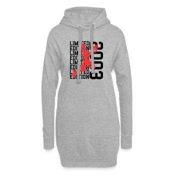 Limited Edition Basketball 2003 23. - Hoodie-Kleid - Grau meliert - Vorne