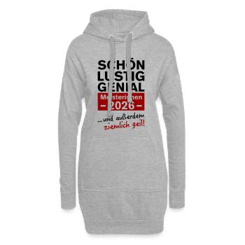 Champions 2026 : Magnifique, Drôle, Ingénieux - Sweat-shirt à capuche long Femme - gris chiné - Devant