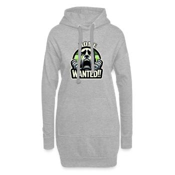 Affiche de House Seeking Screaming - Sweat-shirt à capuche long Femme - gris chiné - Devant