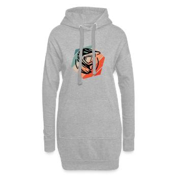 Cyclisme Homme Cyclisme Cyclisme VTT - Sweat-shirt à capuche long Femme - gris chiné - Devant