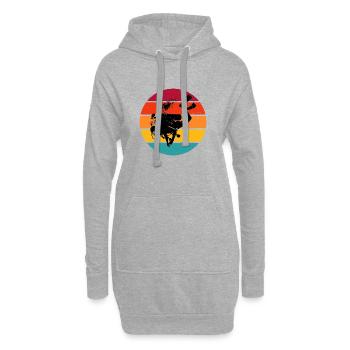 Tauchen Scuba Diver Plongée sous-marine Tauchen - Sweat-shirt à capuche long Femme - gris chiné - Devant