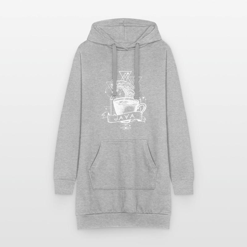 Langage de programmation Java Sweat-shirt à capuche long Femme