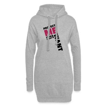 Protect Me From What I Want - Hoodie-Kleid - Grau meliert - Vorne