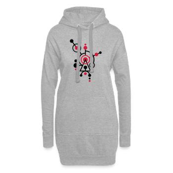 KORNKREIS 12 - Hoodie-Kleid - Grau meliert - Vorne