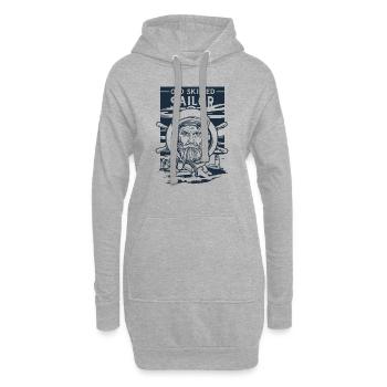 Vieux marin expérimenté Classic Maritime - Sweat-shirt à capuche long Femme - gris chiné - Devant
