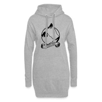 Apres Ski - Sweat-shirt à capuche long Femme - gris chiné - Devant
