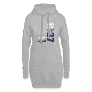 1937. Limited Edition T-Shirt Birthday Idea - Hoodie Dress - heather grey - Front