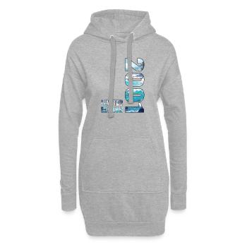 2001 Limited Edition T-Shirt Geburtstags Idee - Hoodie-Kleid - Grau meliert - Vorne
