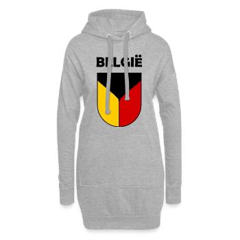 Die Belgier - Hoodie-Kleid - Grau meliert - Vorne
