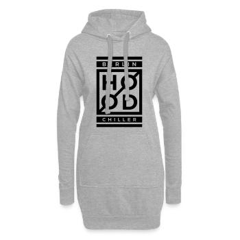 Modern Hood Chiller Berlin - Hoodie-Kleid - Grau meliert - Vorne