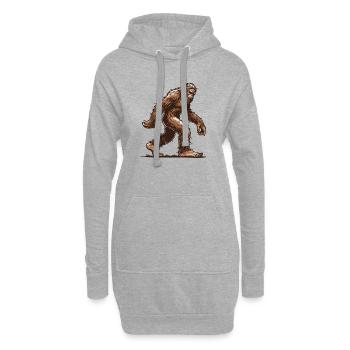 Bigfoot - Hoodie-Kleid - Grau meliert - Vorne