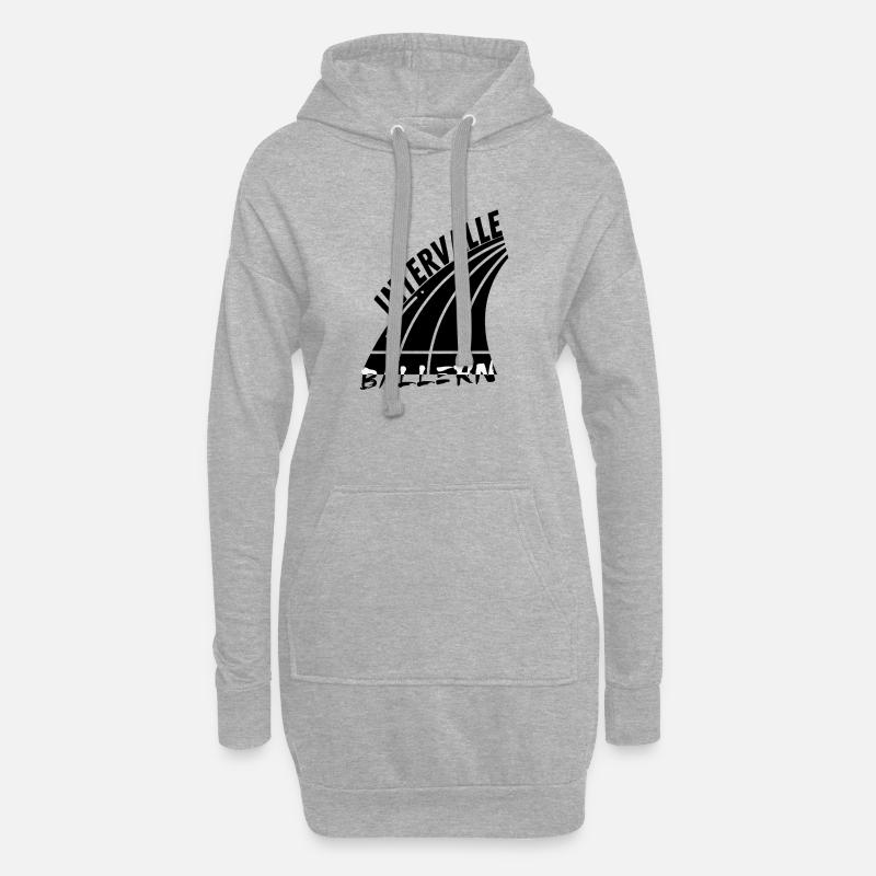 Tempo ohne Grenzen. Intervalle machen Dich schnell - Hoodie-Kleid - Grau meliert
