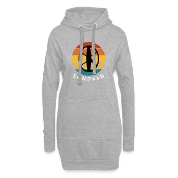 Sondeln - Treasure Hunt Sunset Peace - Hoodie Dress - heather grey - Front