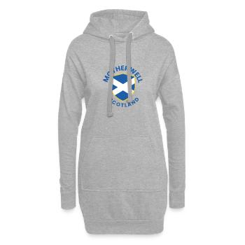 Motherwell Scotland Shield - Hoodie-Kleid - Grau meliert - Vorne