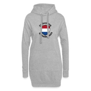 Bouclier d’Eindhoven, Pays-Bas - Sweat-shirt à capuche long Femme - gris chiné - Devant