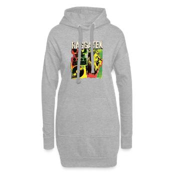 Raggatek Dub Reggae - Hoodie-Kleid - Grau meliert - Vorne