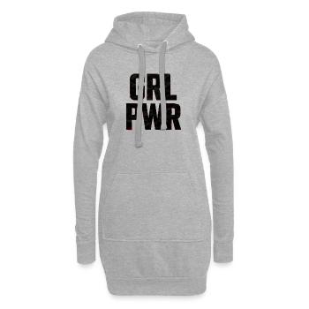camouflage2_-_camouflage2_75 - Hoodie-Kleid - Grau meliert - Vorne