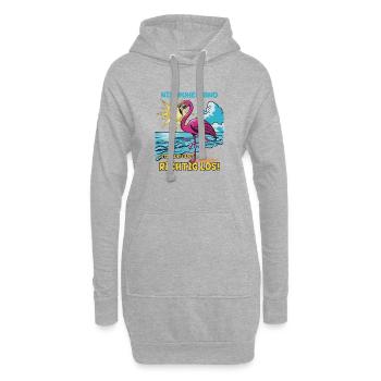 Ruhestand? Jetzt geht es erst richtig los! - Hoodie-Kleid - Grau meliert - Vorne