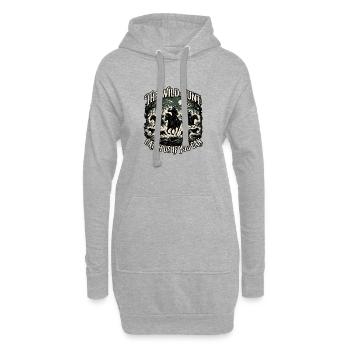 Jäger Germanic tribes Middle Ages - Hoodie Dress - heather grey - Front
