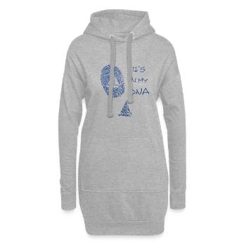 Segeln Skipper - Hoodie-Kleid - Grau meliert - Vorne