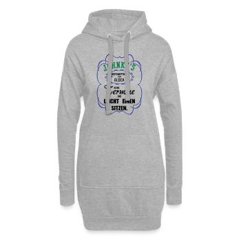 Leicht einen sitzen - Hoodie-Kleid - Grau meliert - Vorne
