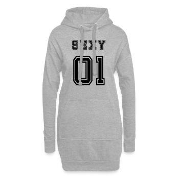 Sexy One - Hoodie-Kleid - Grau meliert - Vorne
