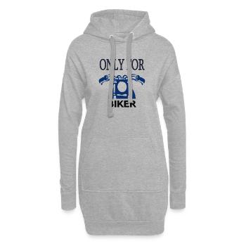 Biker Balade à moto Bike Mountain Bike Cadeau - Sweat-shirt à capuche long Femme - gris chiné - Devant