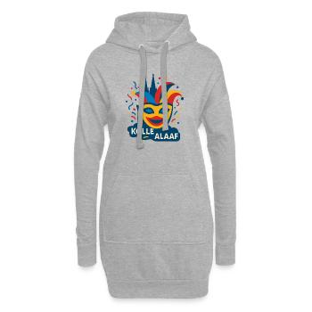 Kölle Alaaf! - Hoodie-Kleid - Grau meliert - Vorne