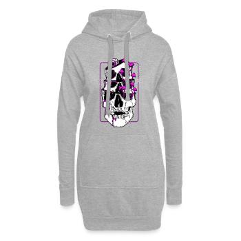 Boucle du Faux Réveil - Sweat-shirt à capuche long Femme - gris chiné - Devant