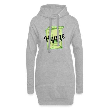 Hygge - Sweat-shirt à capuche long Femme - gris chiné - Devant