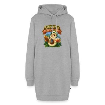 Avocontrol Le Calendrier - Sweat-shirt à capuche long Femme - gris chiné - Devant