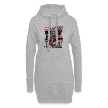Hippie Free Spirit Skateboard - Sweat-shirt à capuche long Femme - gris chiné - Devant