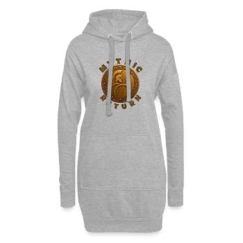 Spartan Warrior Mythic Return. - Hoodie Dress - heather grey - Front